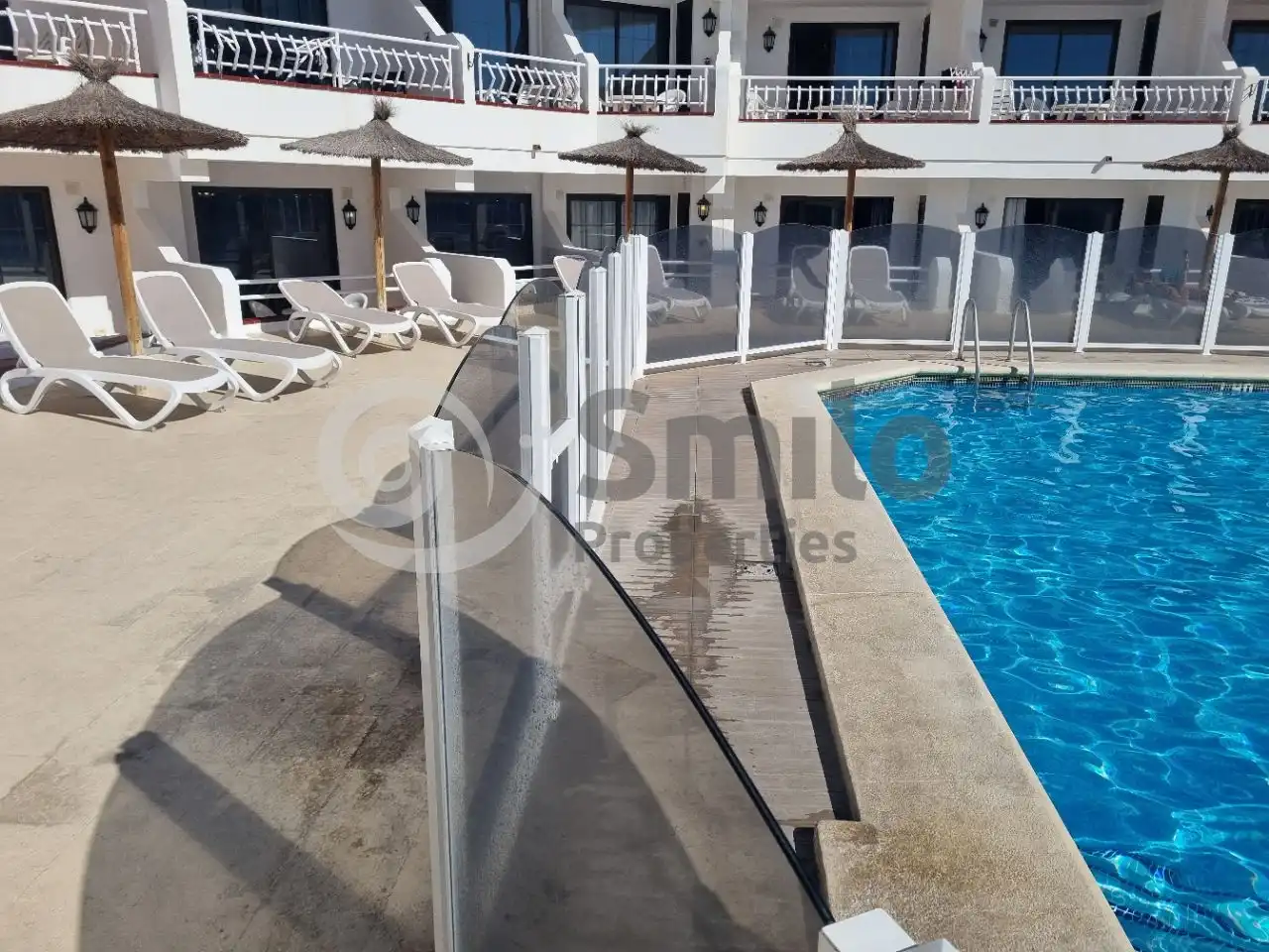 Schwimmbecken von Erdgeschoss zur Miete in Arona mit Möbliert und Gemeinschaftspool
