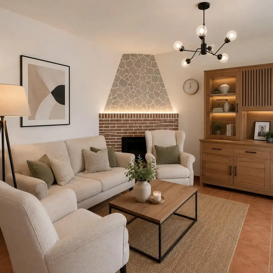 Sala d'estar de Casa o xalet en venda en Algeciras