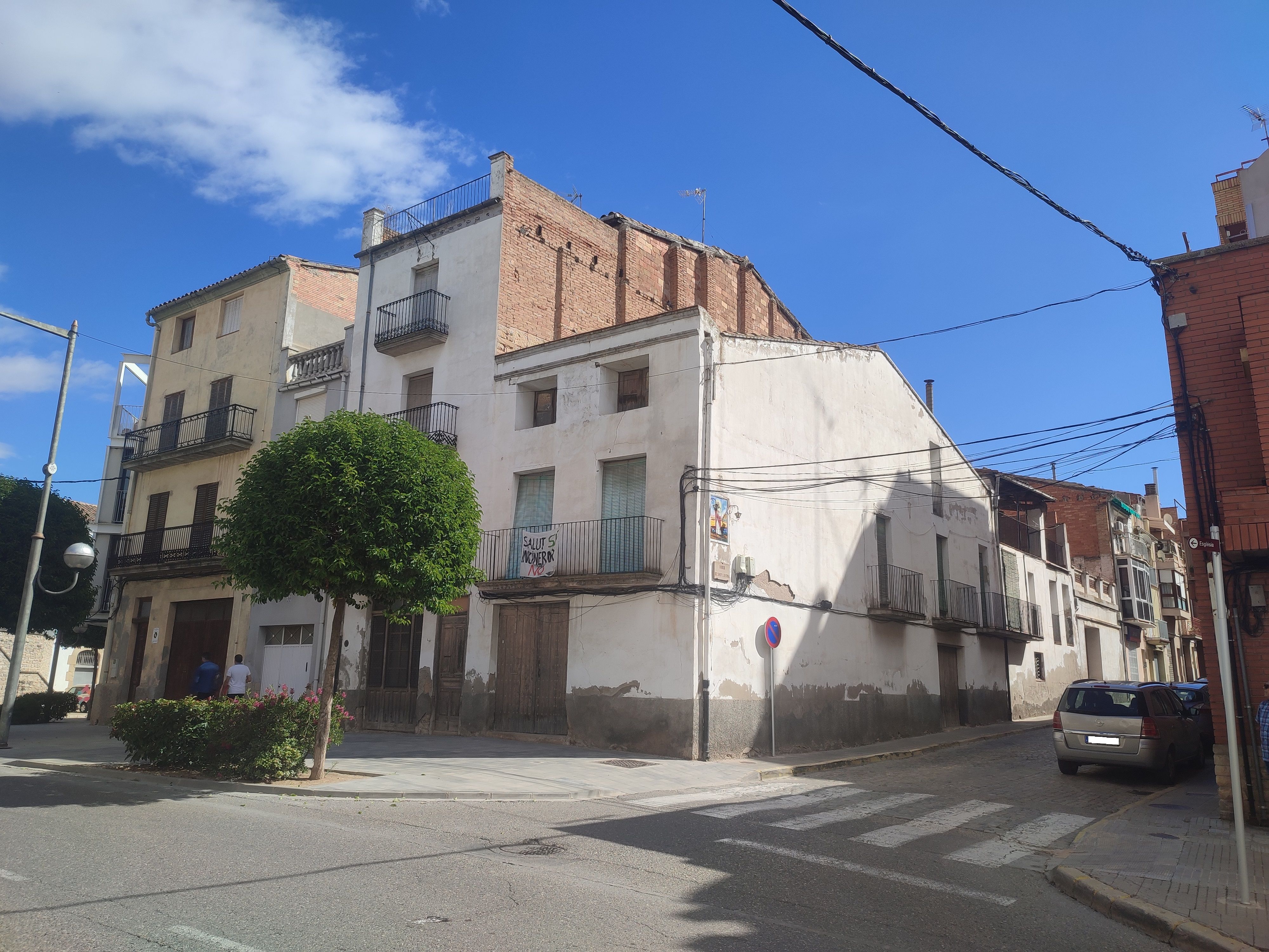 Vista exterior de Casa o xalet en venda en Les Borges Blanques amb Calefacció, Terrassa i Moblat