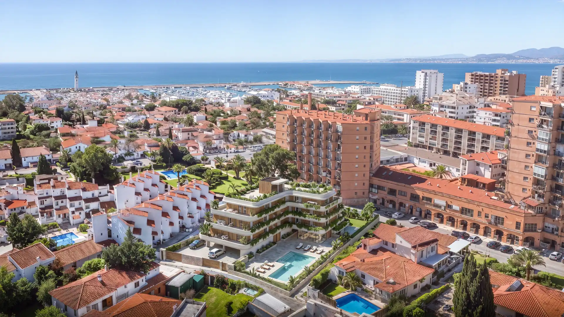Vista exterior de Planta baja en venta en Torremolinos con Aire acondicionado, Jardín privado y Terraza