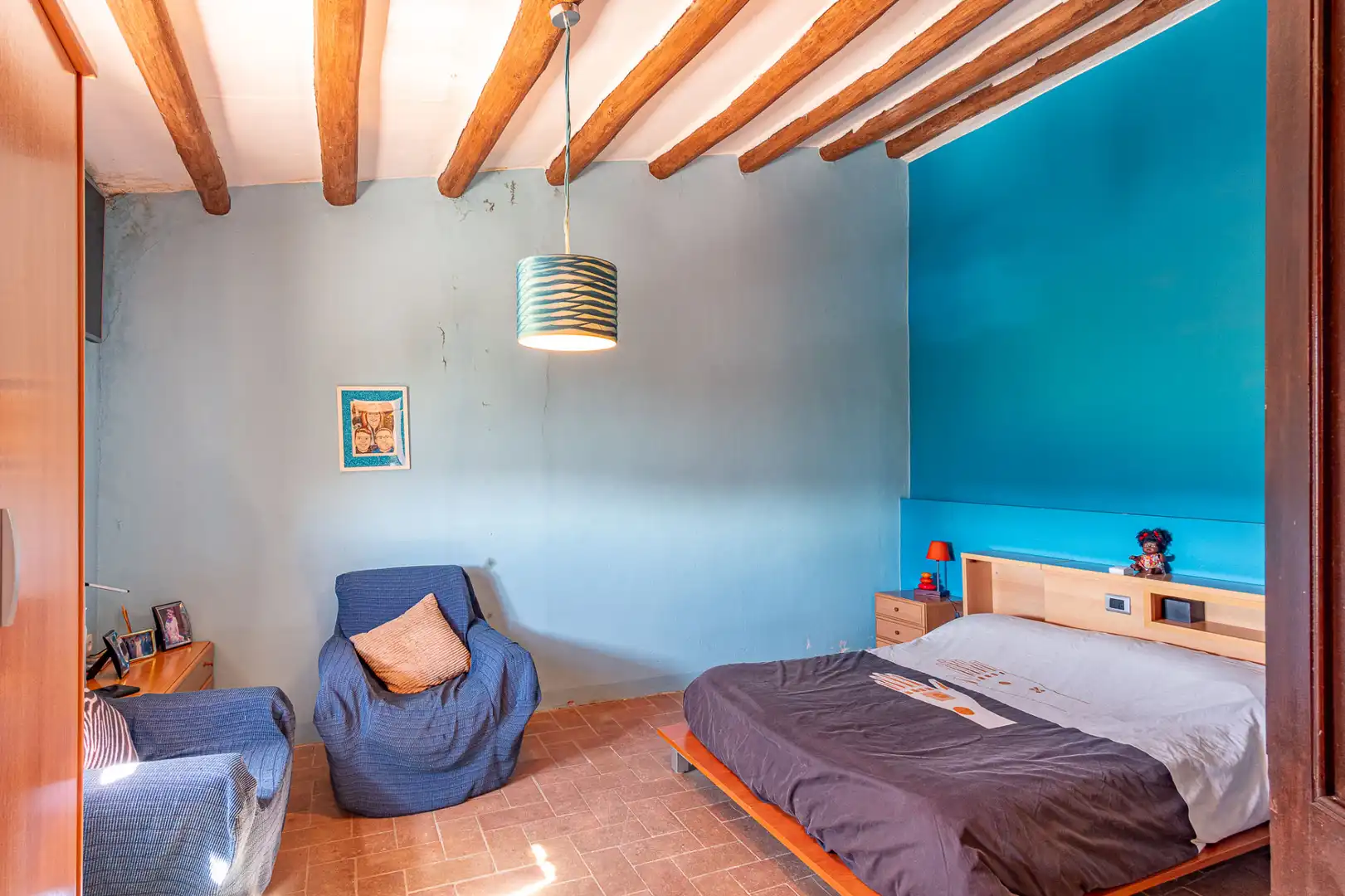 Habitación de Casa o chalet en venta en Verges con Aire acondicionado, Jardín privado y Piscina