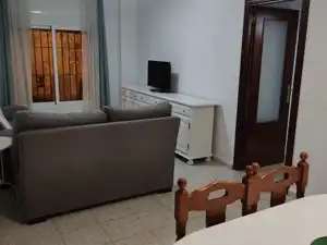 Living room of Flat for rent in Ronda  with Furnished