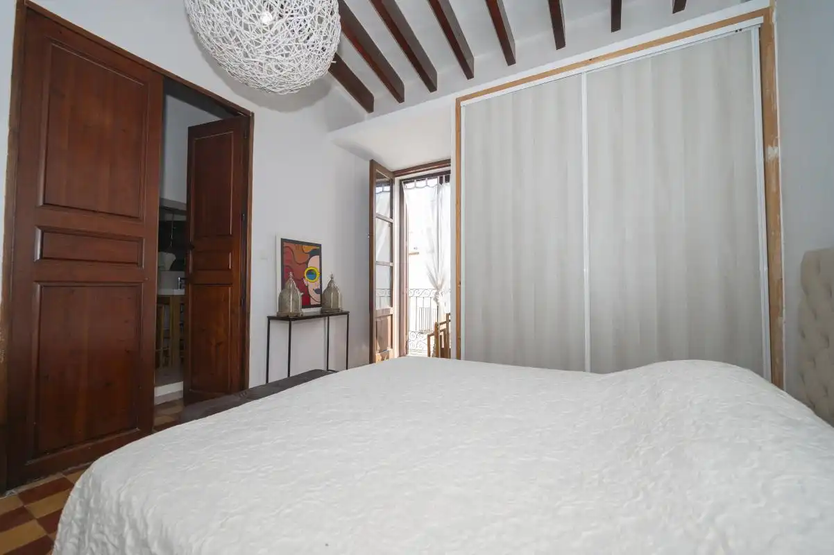 Bedroom of Flat for sale in Eivissa  with Air Conditioner, Heating and Terrace