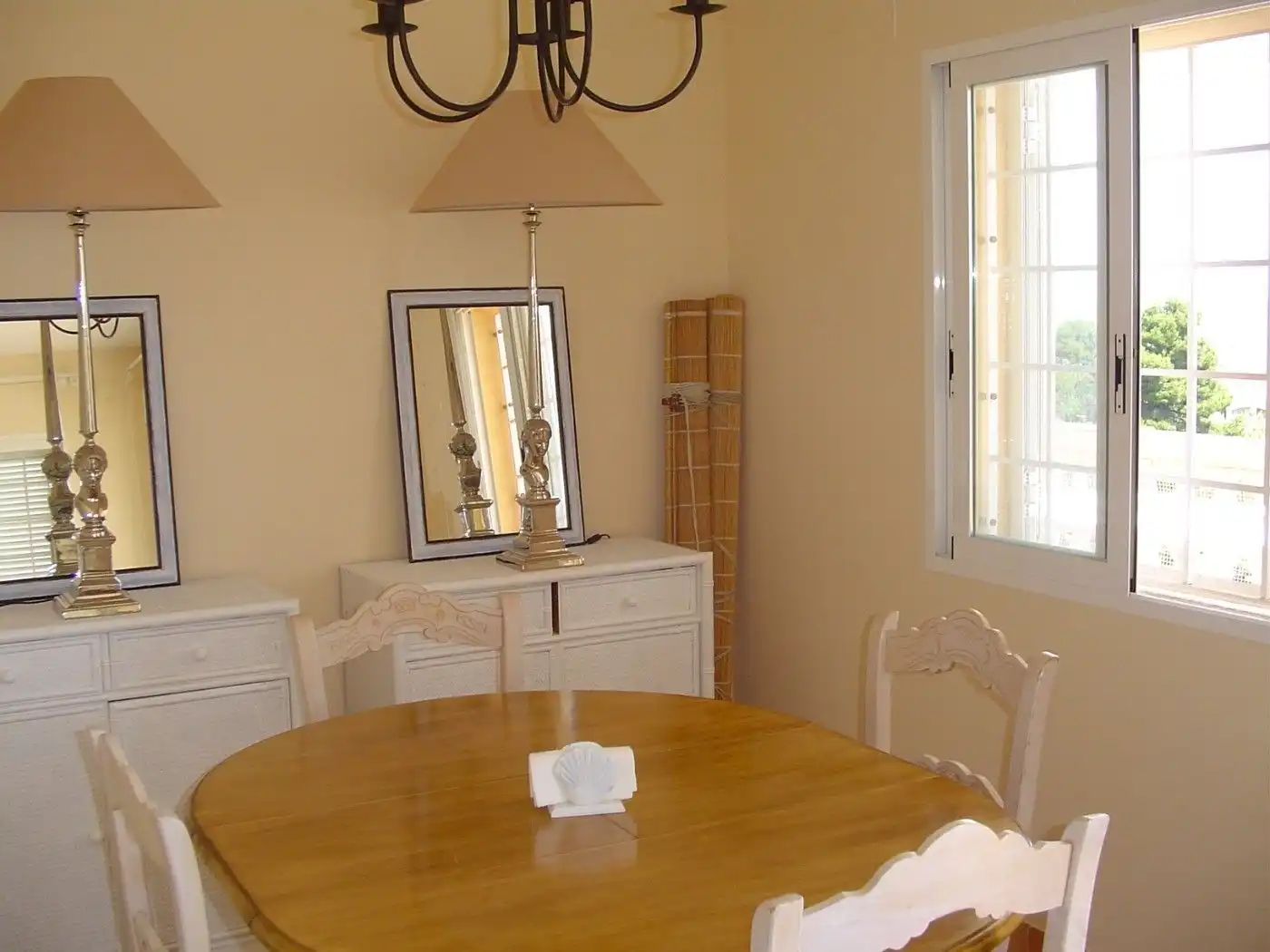 Dining room of Apartments for rent in Peñíscola / Peníscola  with Terrace, Furnished and Community pool
