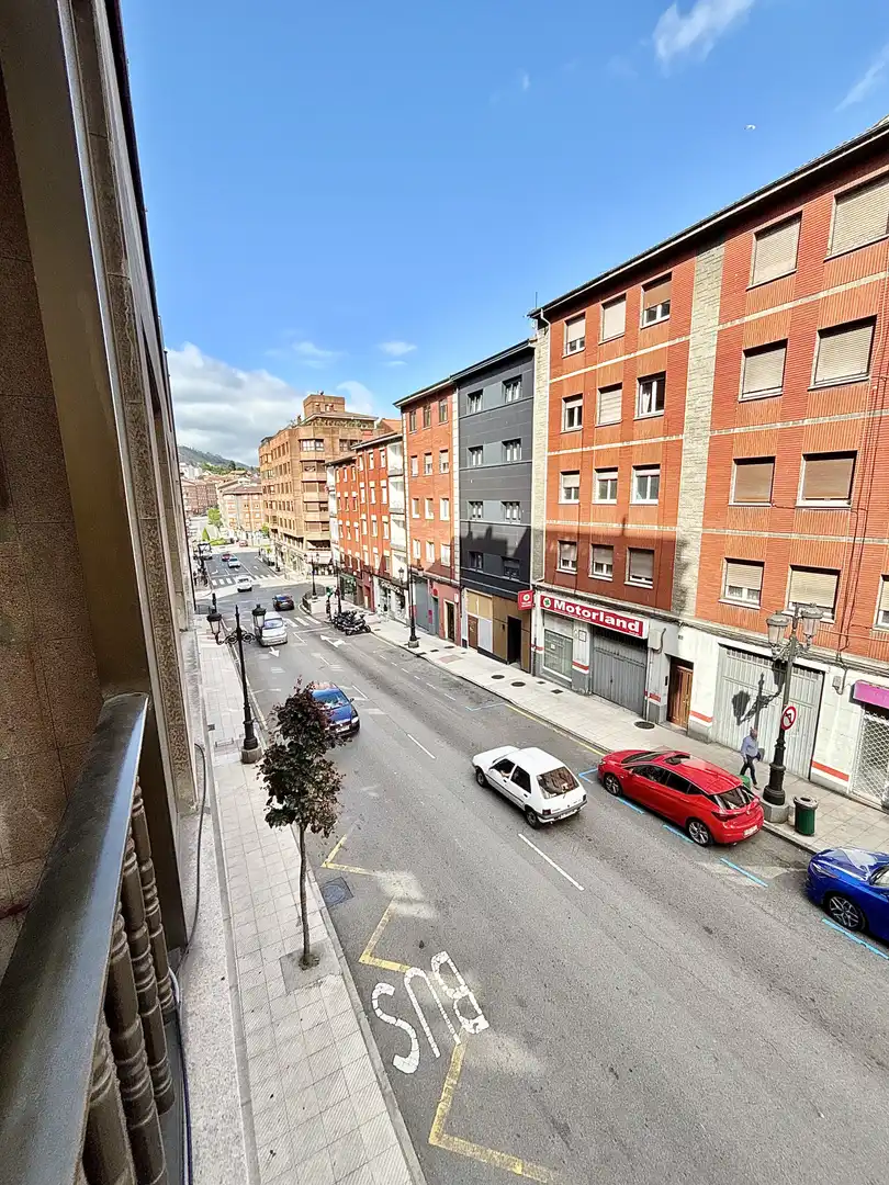 Exterior view of Flat for sale in Oviedo   with Heating, Parquet flooring and Terrace