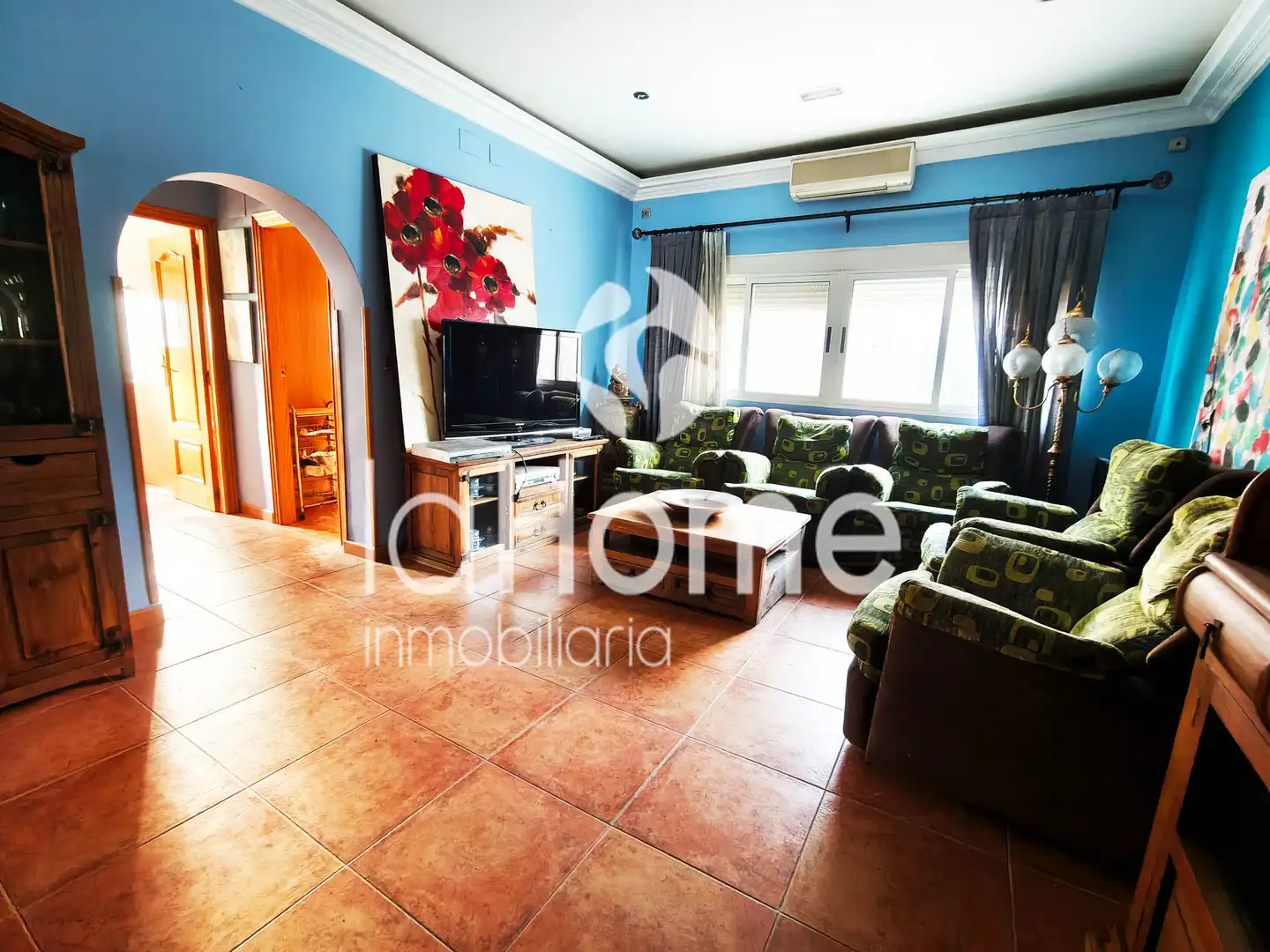 Sala de estar de Casa o chalet en venta en Llíria con Aire acondicionado, Jardín privado y Terraza