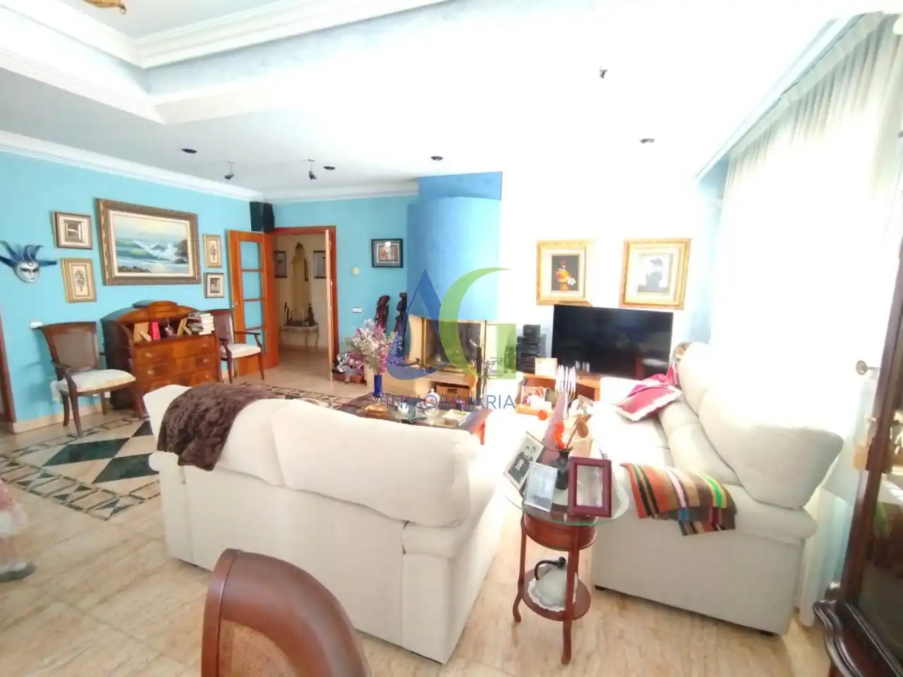 Living room of Houses for sale in Villaquilambre  with Heating and Private garden