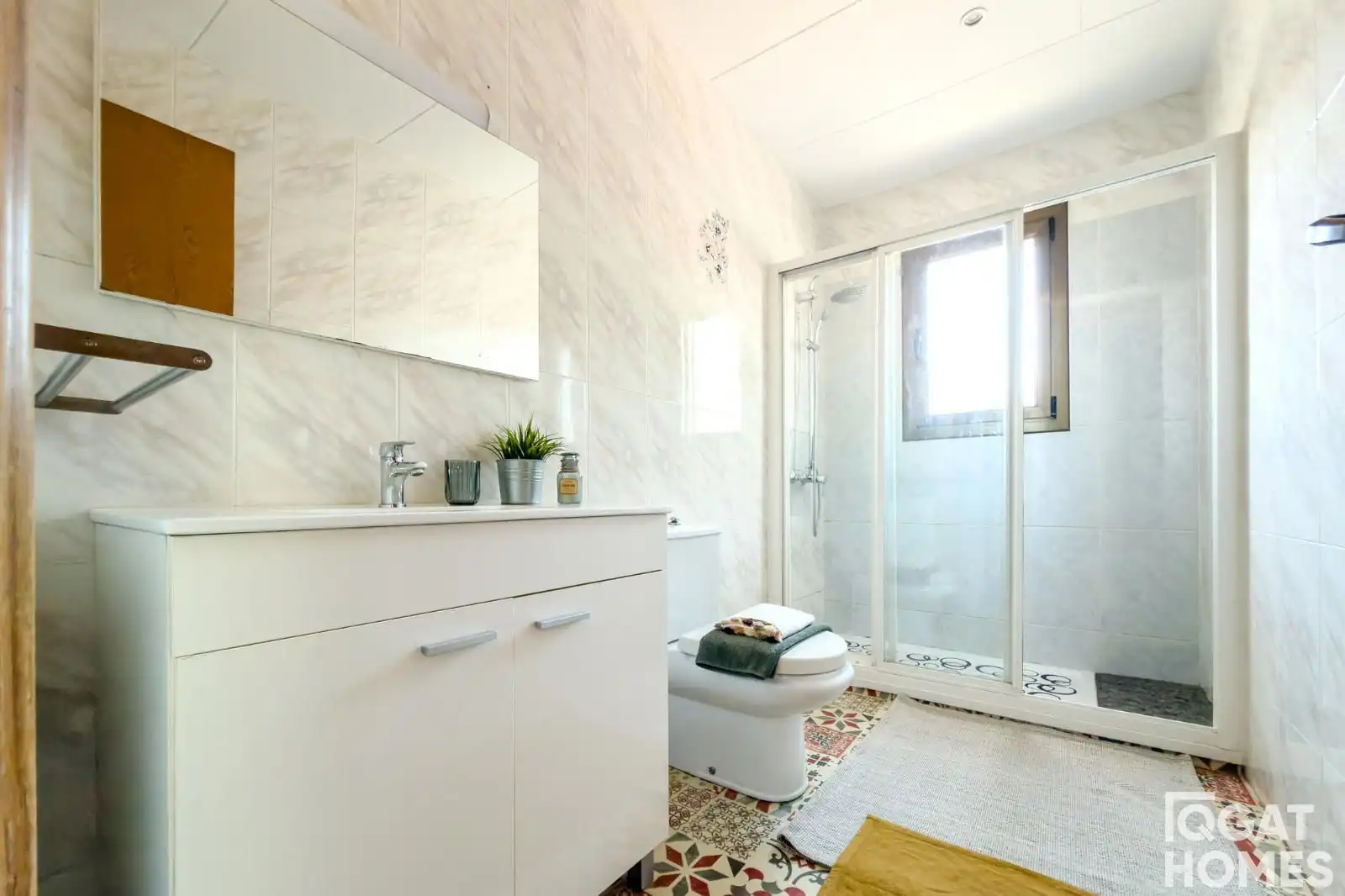 Badezimmer von Haus oder Chalet zum Verkauf in Sant Cugat del Vallès mit Klimaanlage, Heizung und Terrasse