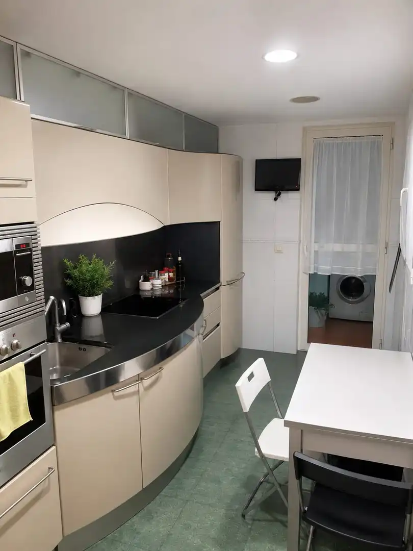 Kitchen of Flat for sale in Bilbao   with Heating, Terrace and Storage room