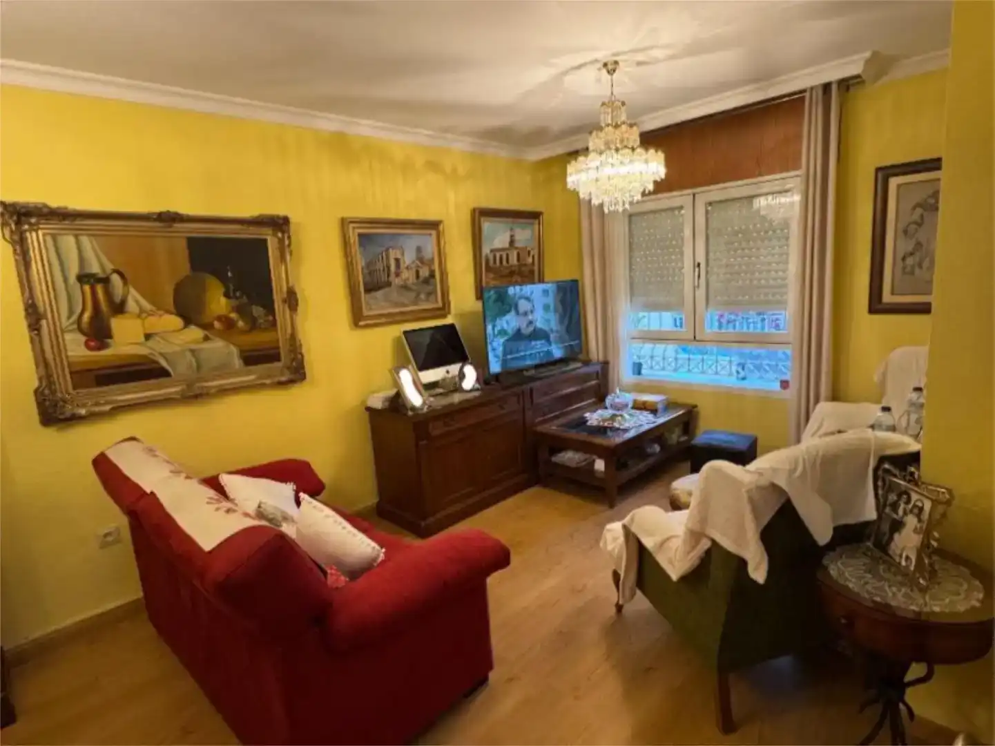 Sala de estar de Casa adosada en venta en Roquetas de Mar