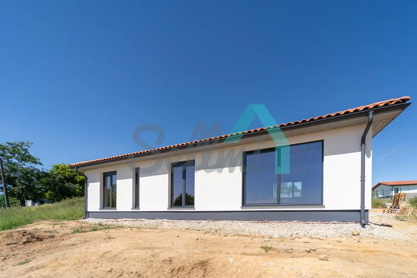 Vista exterior de Casa o xalet en venda en Siero amb Calefacció, Jardí privat i Terrassa