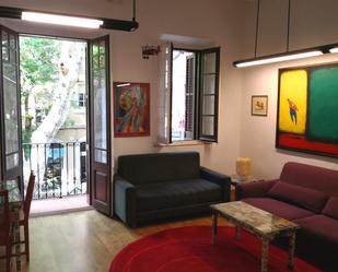 Living room of Flat to rent in  Barcelona Capital  with Balcony