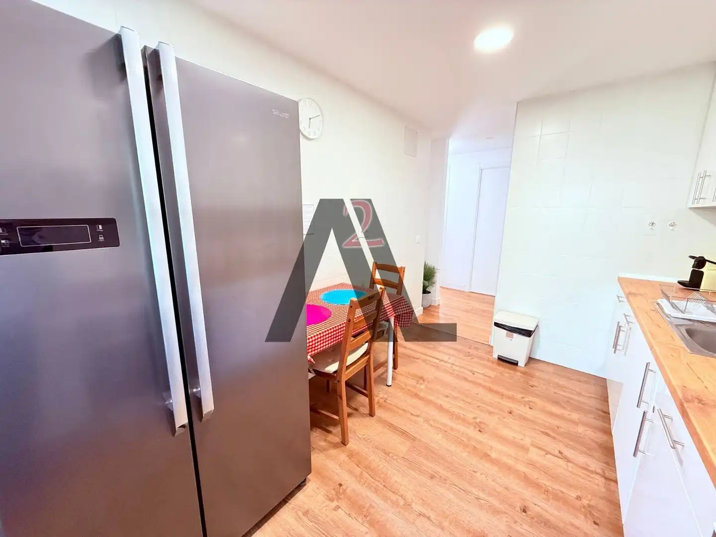 Kitchen of Flat for share in Madrid