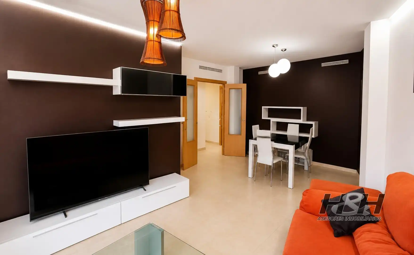 Sala de estar de Piso en venta en Benaguasil con Aire acondicionado, Calefacción y Terraza