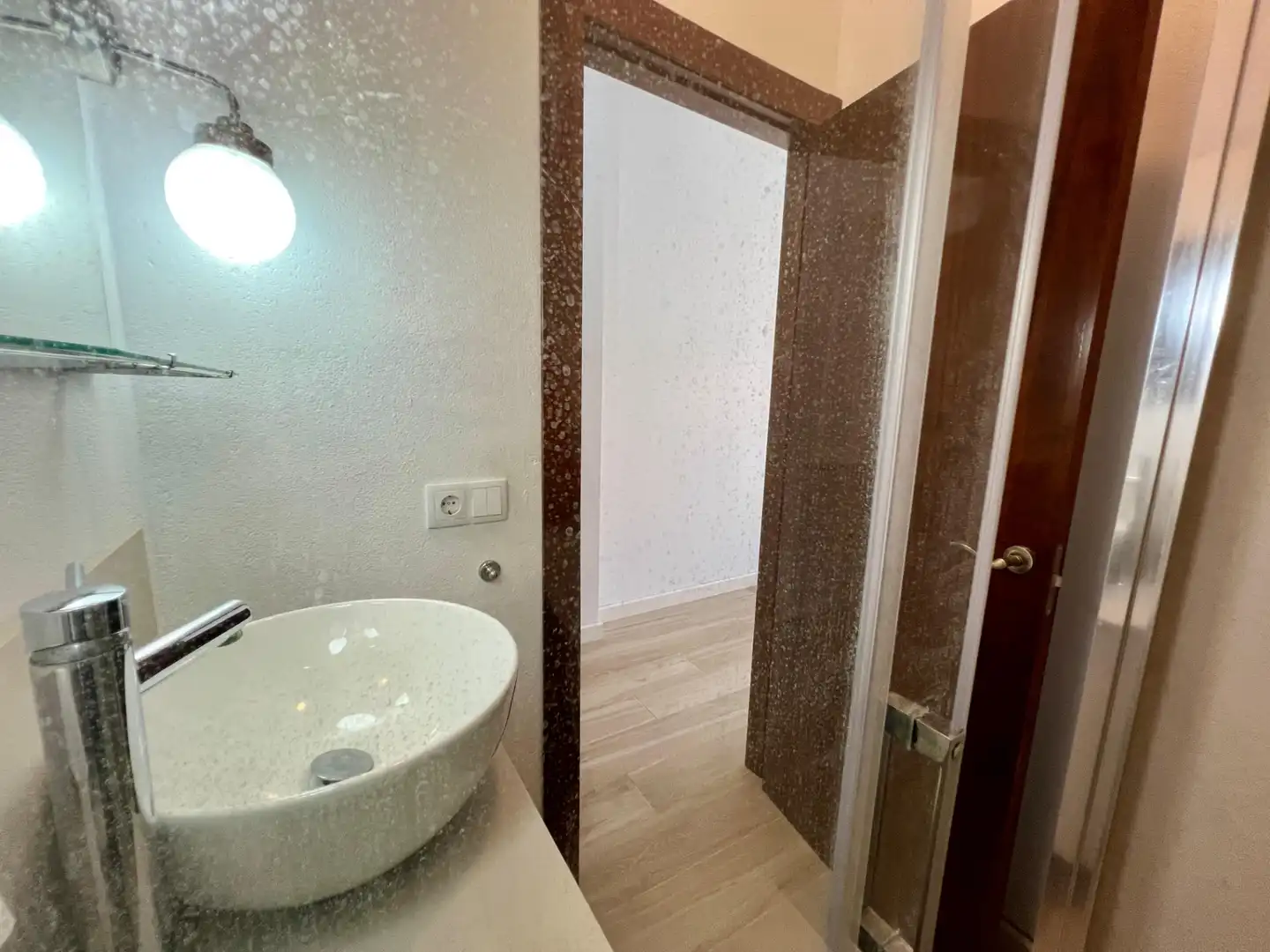 Badezimmer von Wohnung zur Miete in Segorbe mit Möbliert, Ofen und Waschmaschine
