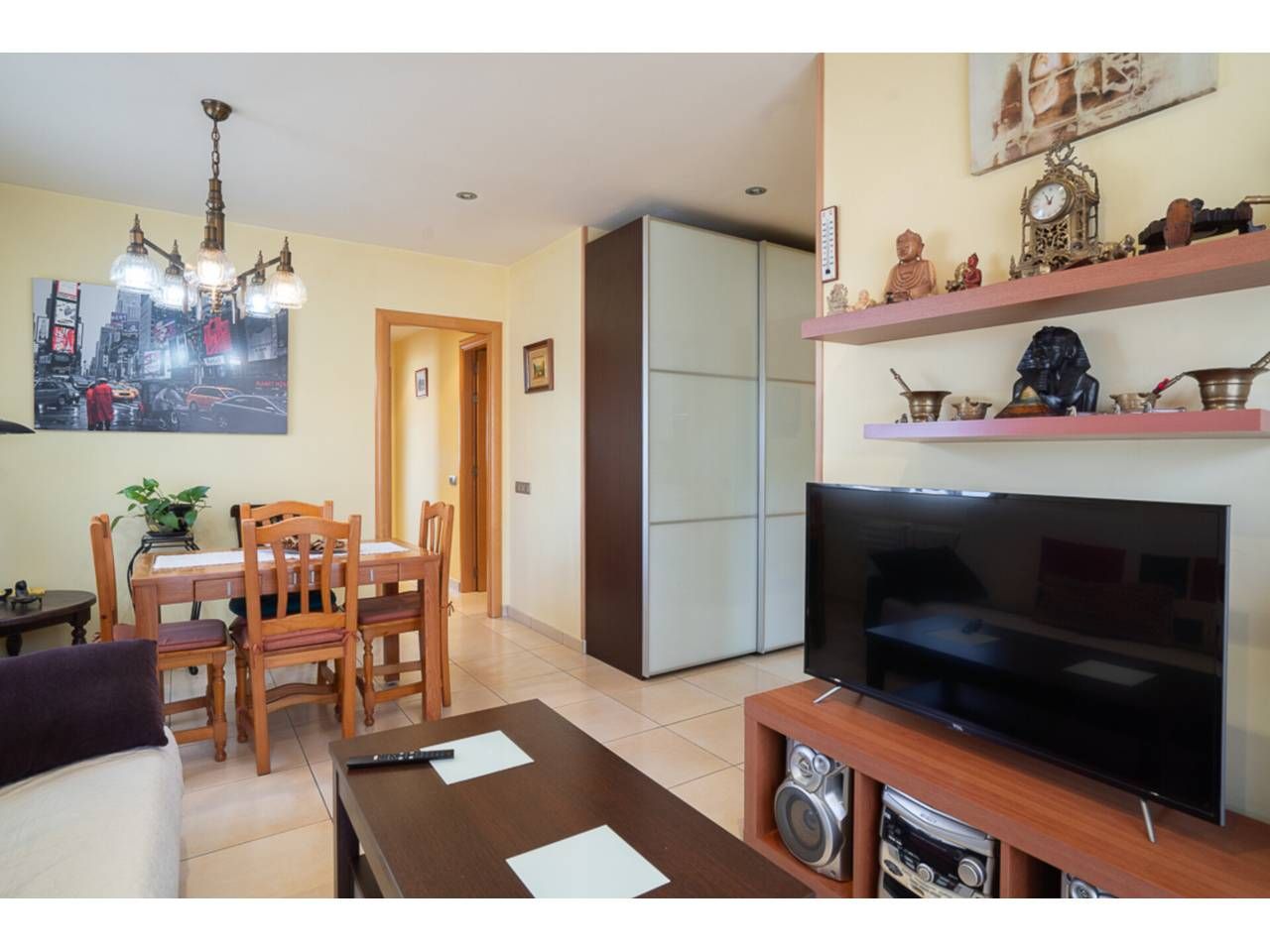 Living room of Flat for sale in Balenyà  with Heating and Storage room