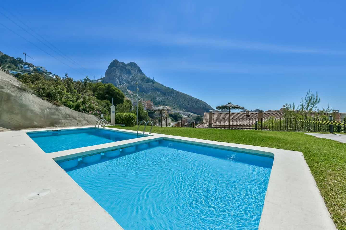 Swimming pool of Apartment for sale in Altea  with Air Conditioner, Heating and Private garden