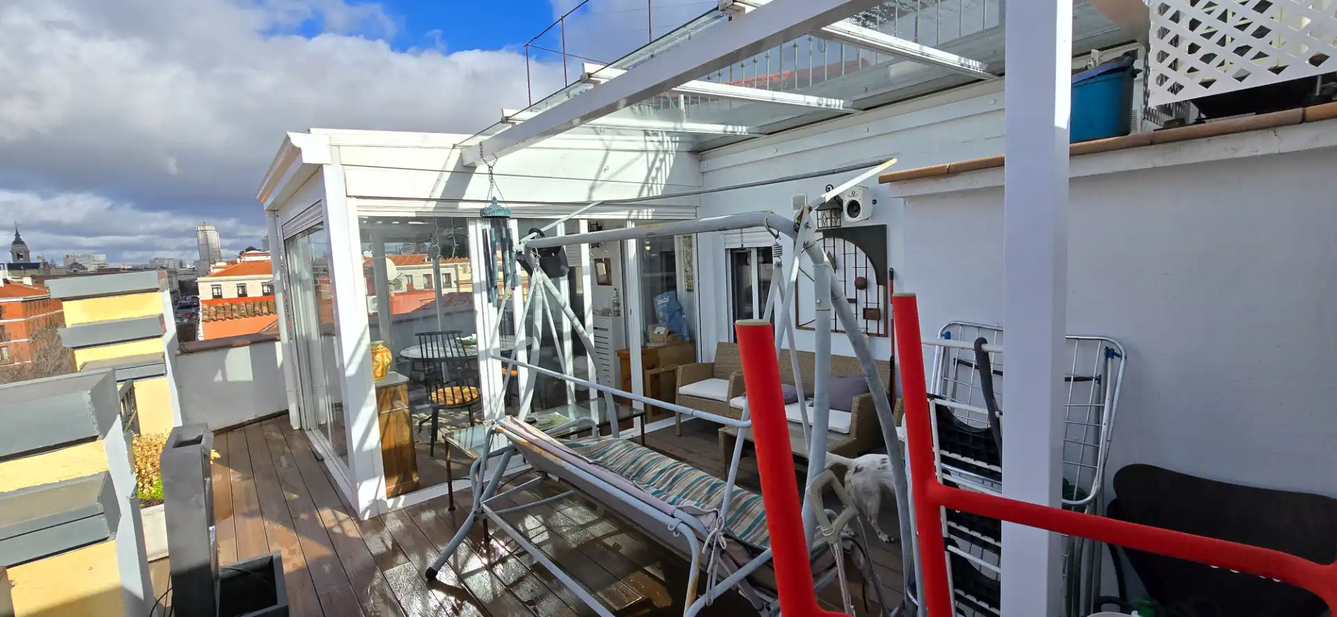 Terraza de Ático en venta en Madrid con Aire acondicionado, Calefacción y Parquet