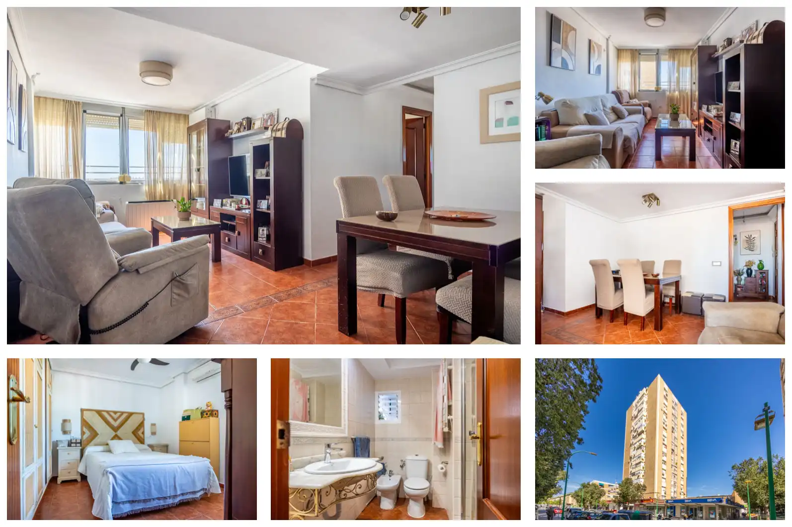 Exterior view of Flat for sale in  Sevilla Capital