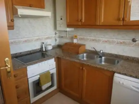 Cocina de Ático en venta en Oropesa del Mar / Orpesa con Aire acondicionado, Jardín privado y Parquet