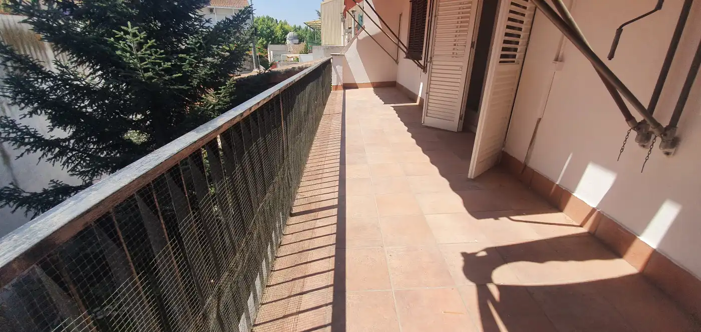 Terrasse von Wohnung zur Miete in Mollerussa mit Klimaanlage, Terrasse und Möbliert