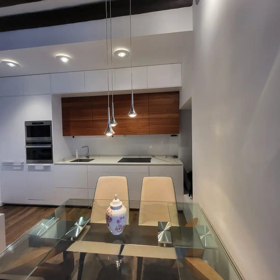 Cuina de Apartament de lloguer en Ávila amb Traster i Moblat