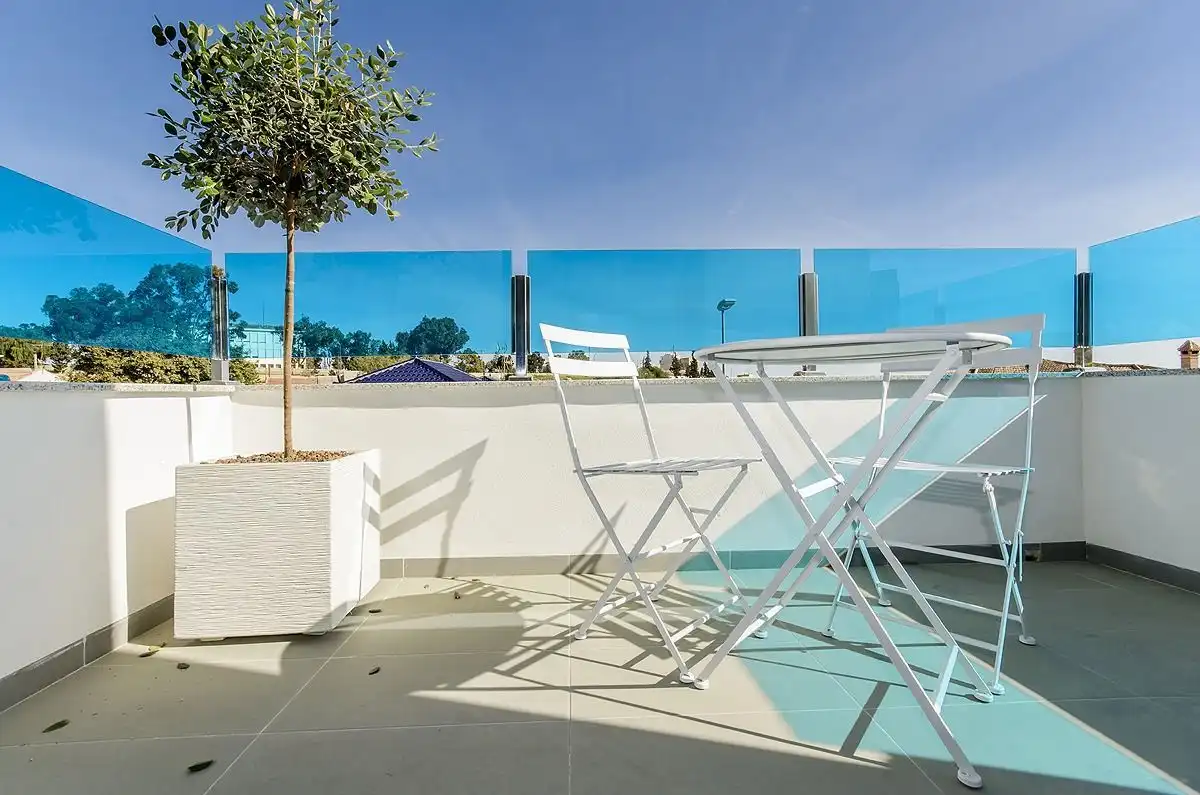 Terraza de Casa adosada de alquiler en Polop con Aire acondicionado, Calefacción y Terraza
