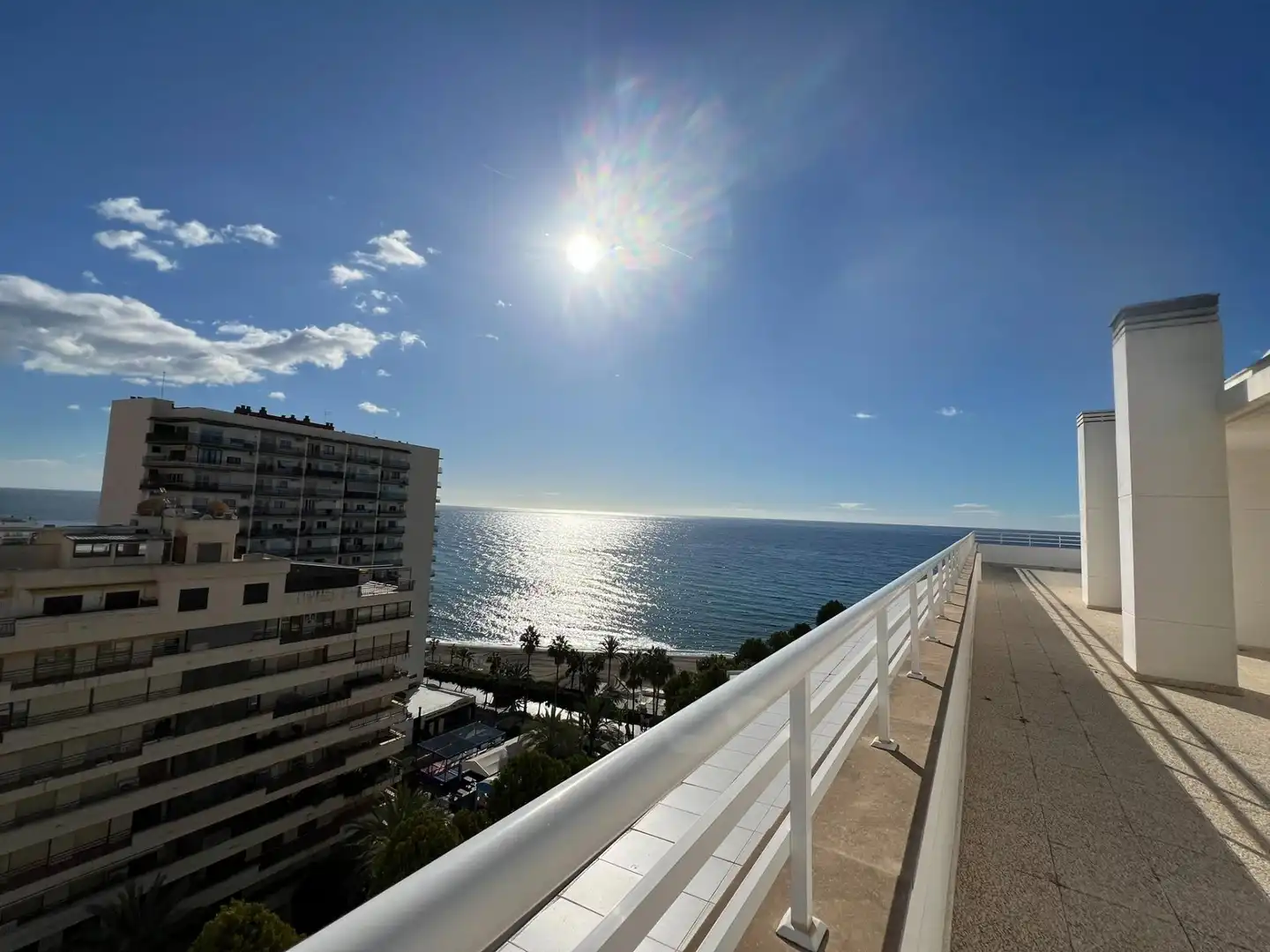 Außenansicht von Wohnungen zur Miete in Marbella mit Klimaanlage, Heizung und Terrasse