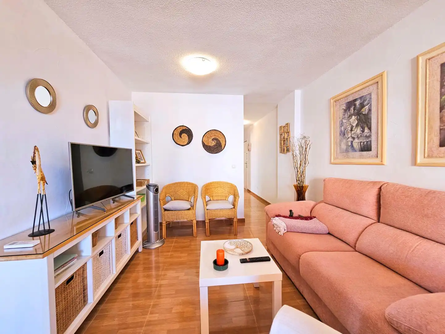 Wohnzimmer von Wohnung zum Verkauf in La Manga del Mar Menor mit Möbliert, Balkon und Alarm