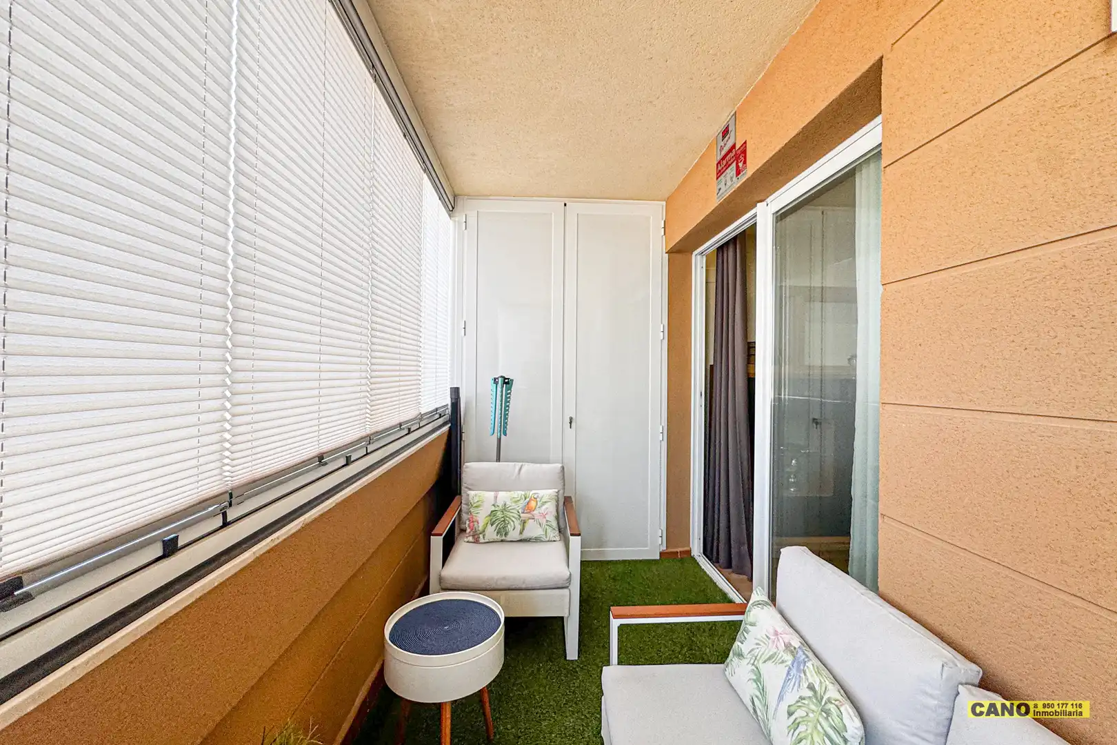 Balcony of Flat for sale in Roquetas de Mar  with Air Conditioner, Heating and Terrace