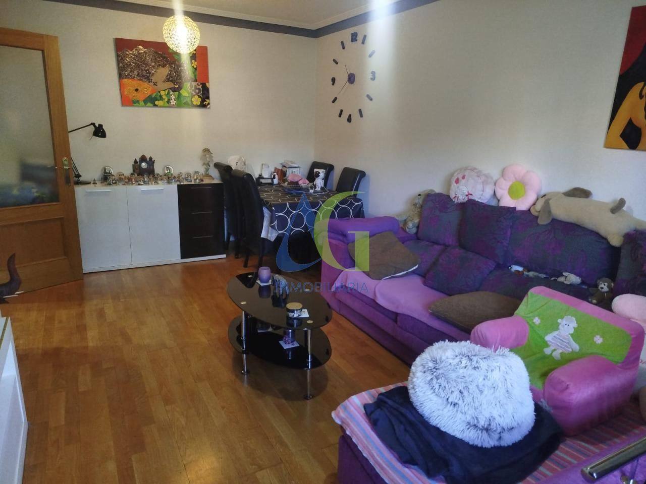 Living room of Flat for sale in Villaquilambre  with Heating, Parquet flooring and Storage room
