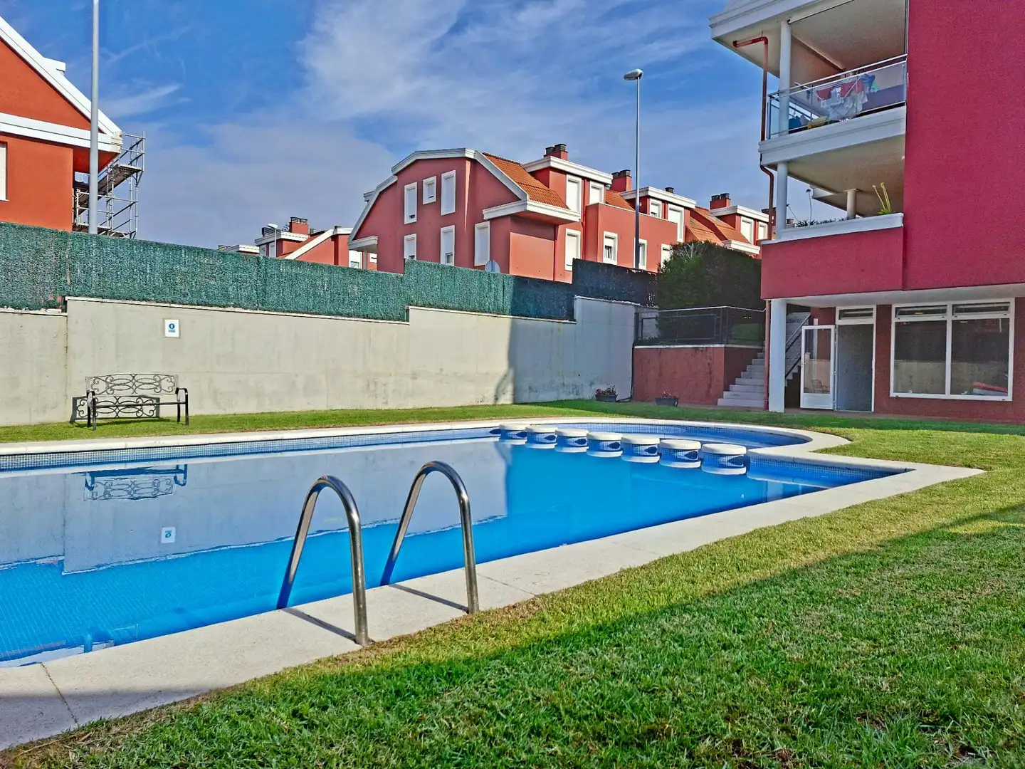 Swimming pool of Flat for sale in Vilagarcía de Arousa  with Heating, Private garden and Terrace