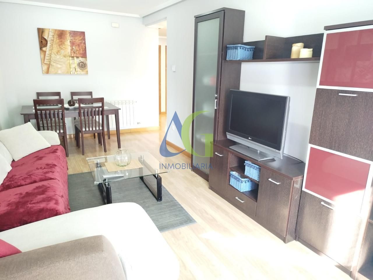 Living room of Apartment to rent in Villaquilambre  with Heating, Parquet flooring and Terrace