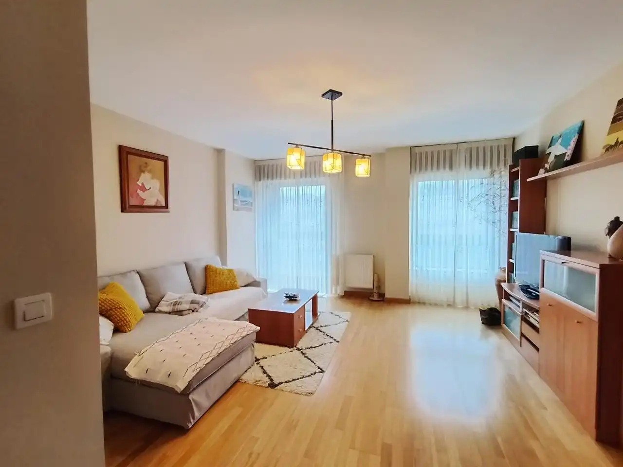 Sala de estar de Piso en venta en Lugo Capital con Calefacción, Parquet y Trastero