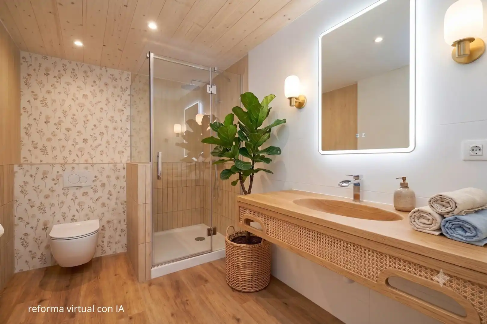 Bathroom of Detached homes for sale in Pozuelo de Alarcón  with Air Conditioner, Heating and Private garden