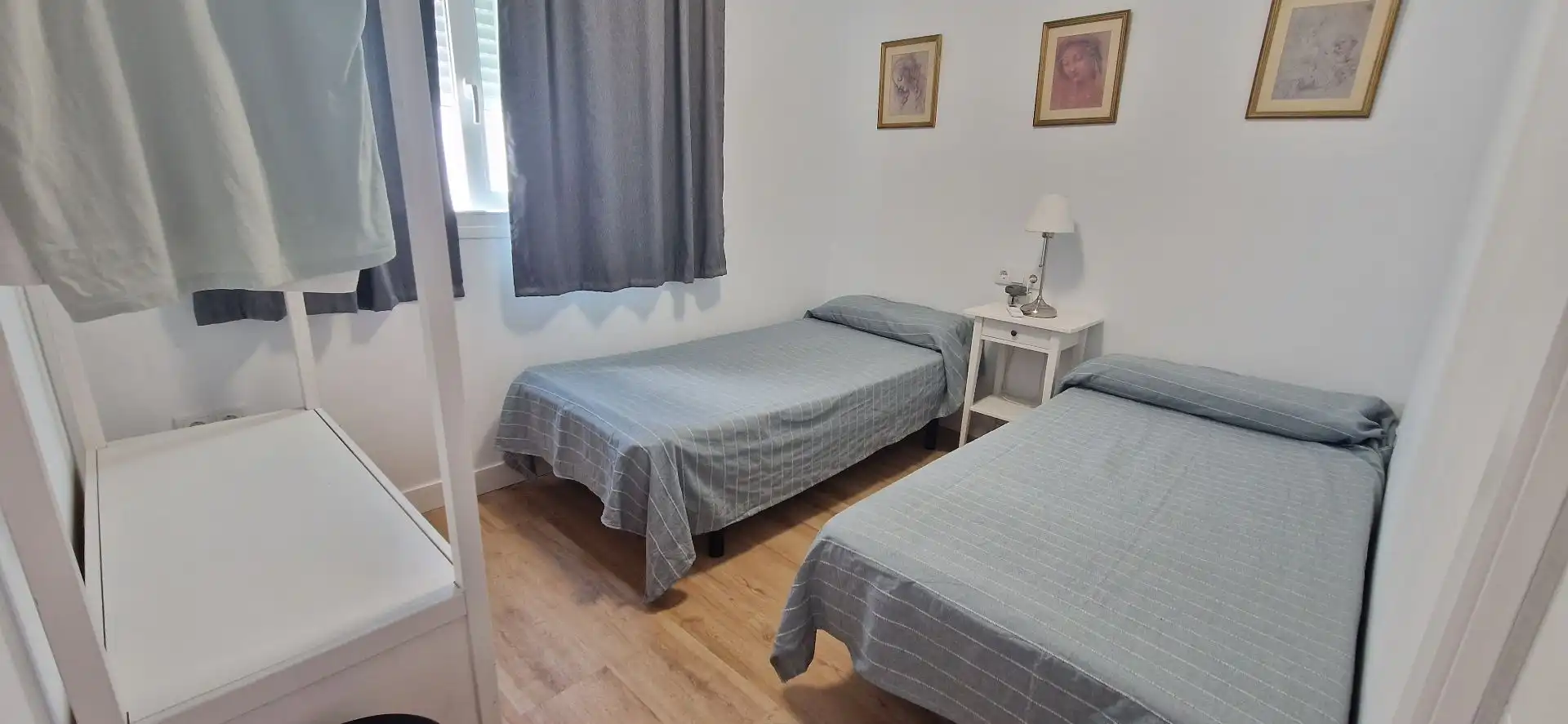 Schlafzimmer von Wohnung zur Miete in El Rompido mit Klimaanlage, Terrasse und Gemeinschaftspool