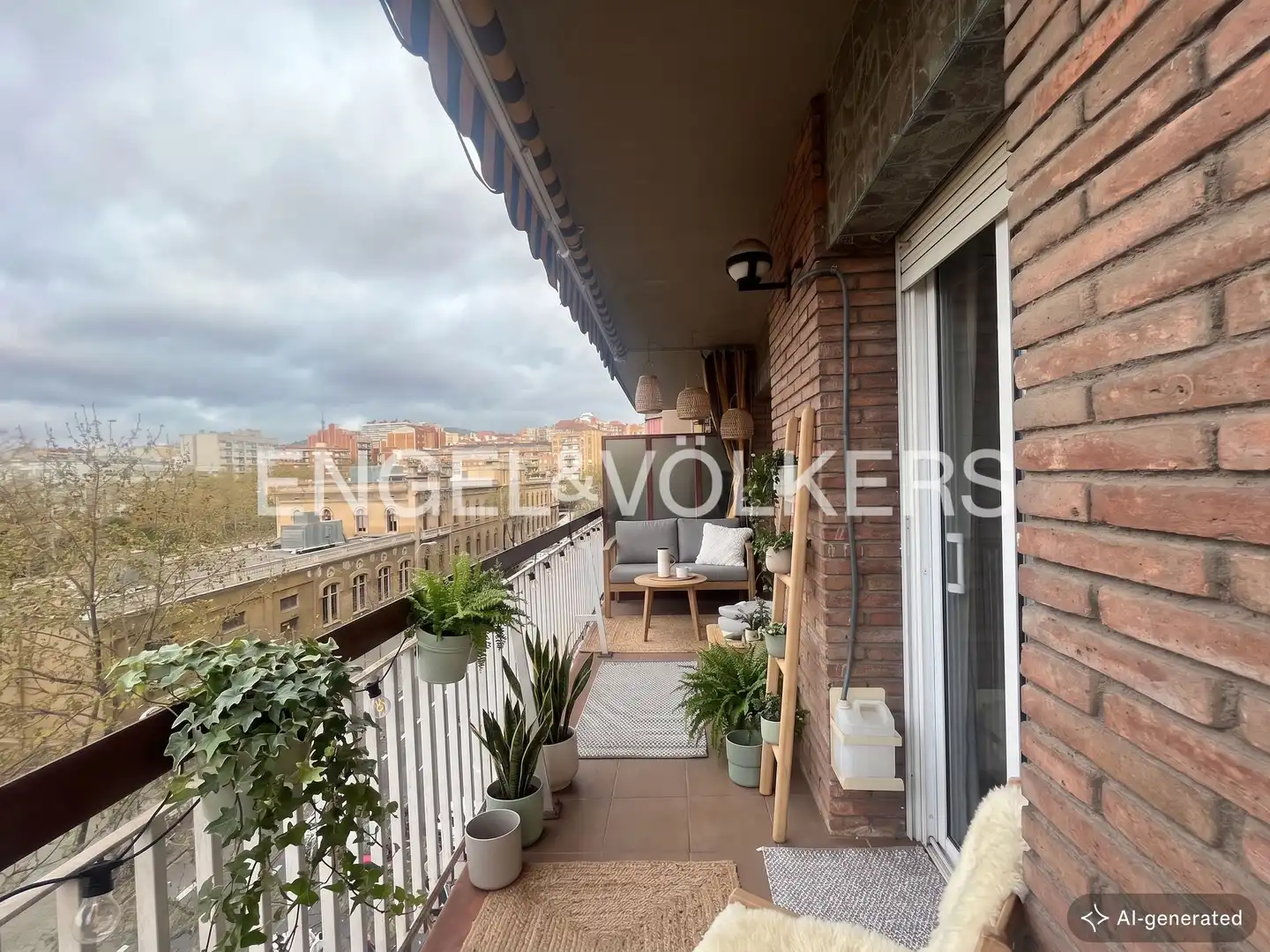 Balcony of Flat for sale in Barcelona  with Air Conditioner, Heating and Parquet flooring