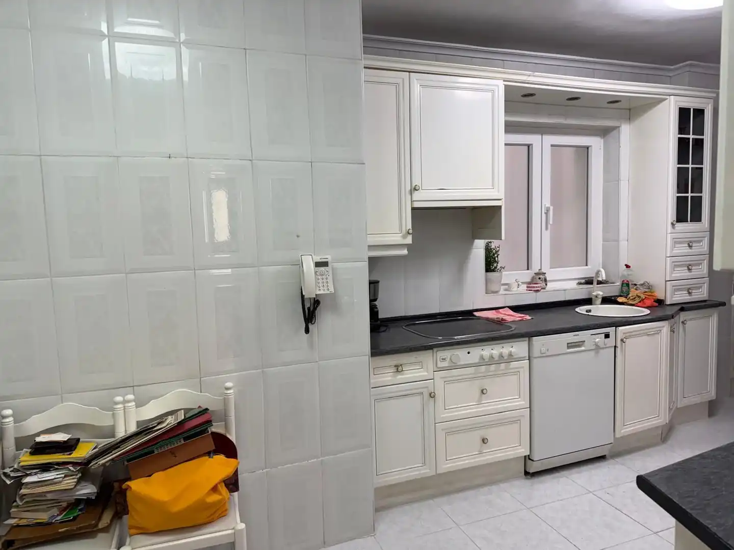 Kitchen of Flat for sale in Valladolid  with Heating, Terrace and Storage room