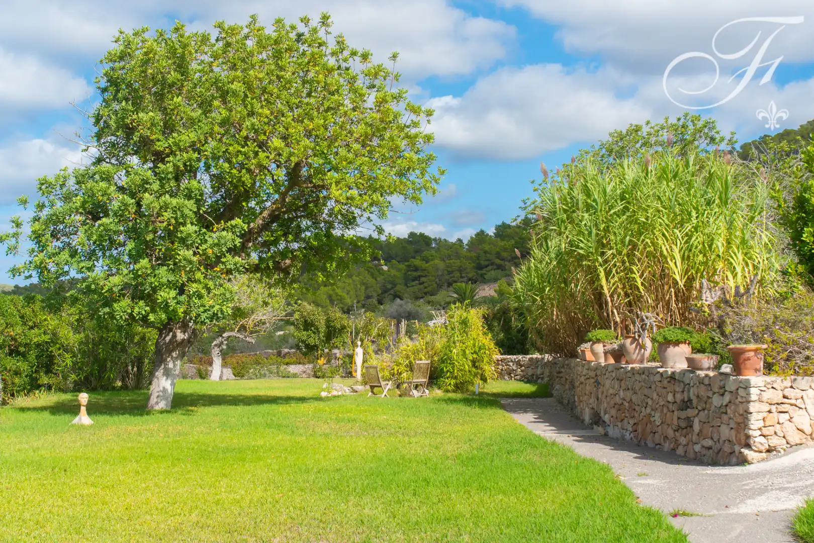 Jardí de Finca rústica en venda en Sant Antoni de Portmany amb Calefacció, Jardí privat i Terrassa