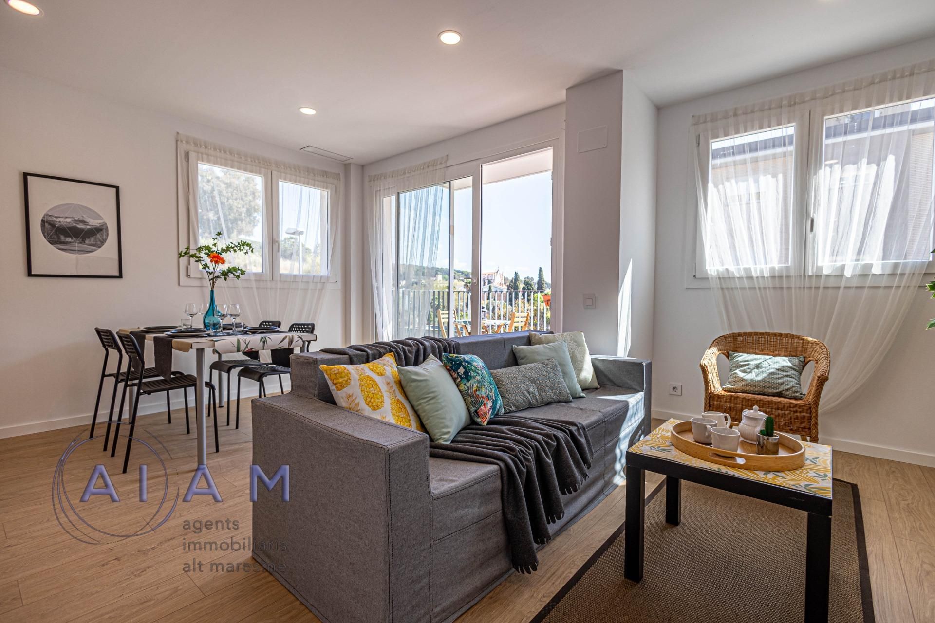 Living room of Flat for sale in Canet de Mar  with Heating and Balcony