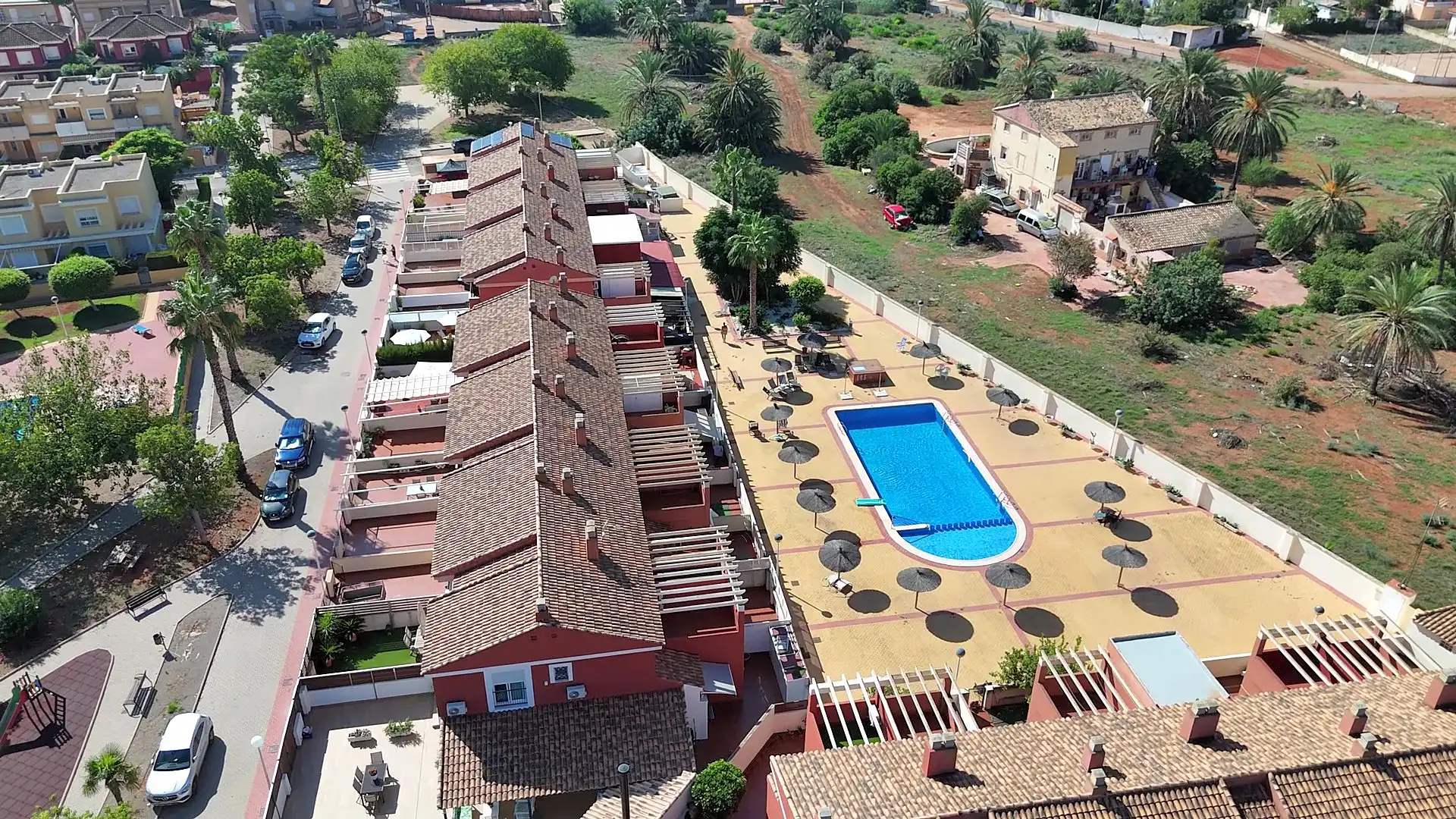 Vista exterior de Casa adosada en venta en Mar Menor de Cartagena – Cabo de Palos