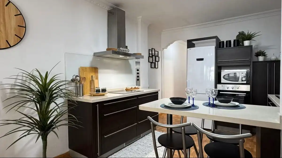 Kitchen of Flat for sale in Guía de Isora  with Terrace, Storage room and Furnished