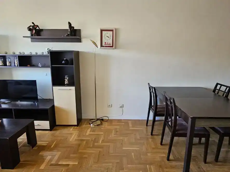 Living room of Flat for rent in  Pamplona / Iruña  with Parquet flooring, Storage room and Furnished