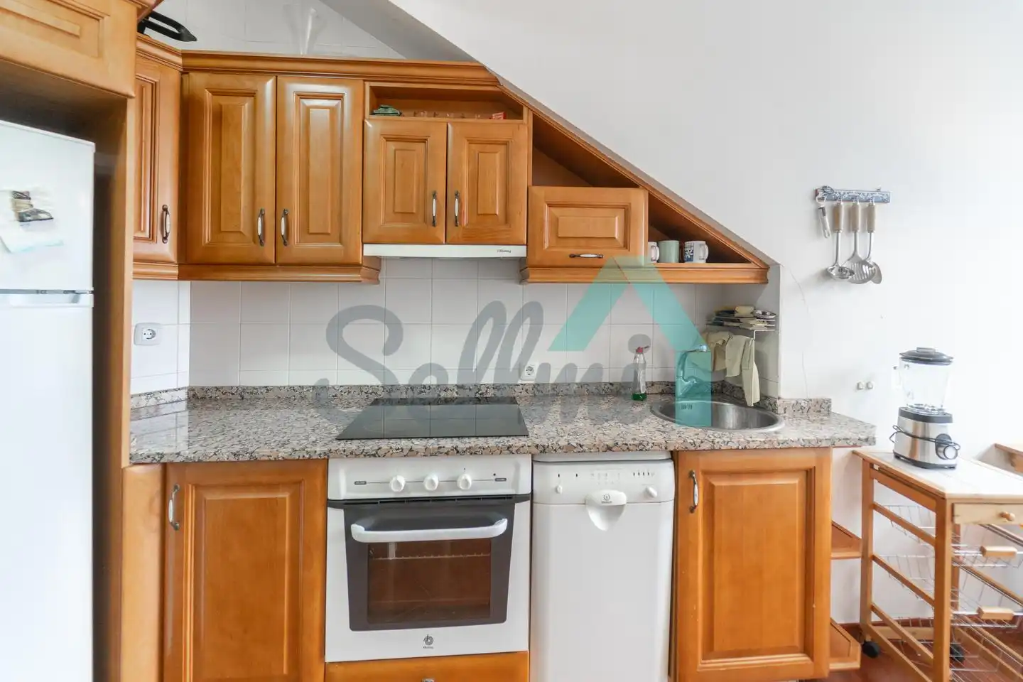 Cocina de Dúplex de alquiler en Castropol con Calefacción y Amueblado