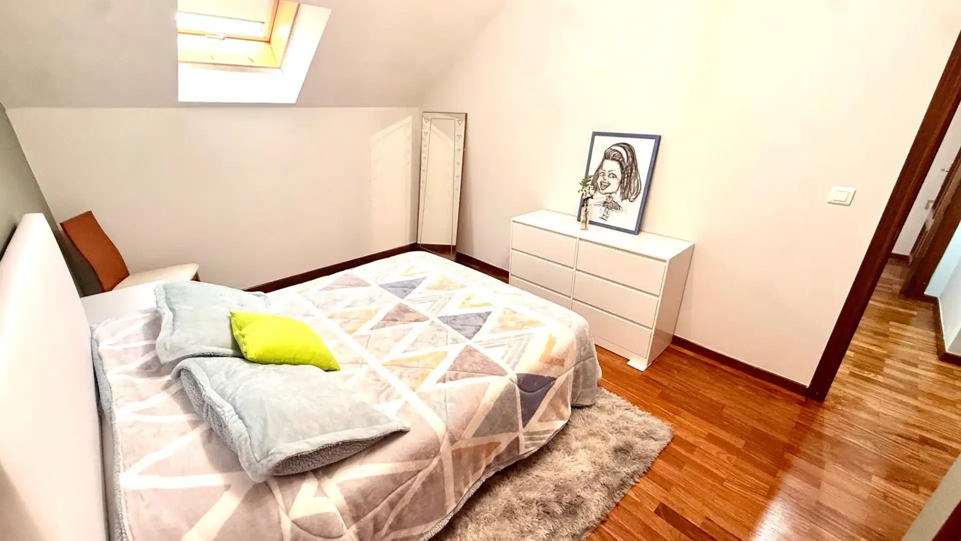 Bedroom of Attic for sale in O Carballiño    with Heating and Furnished