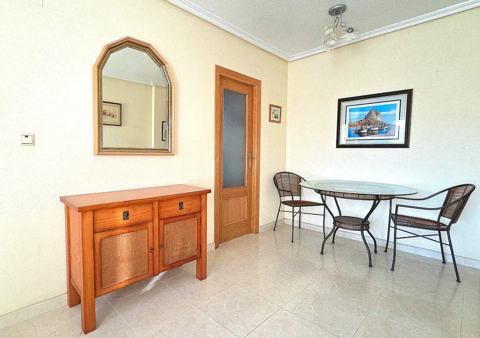 Comedor de Apartamento en venta en Elche / Elx con Aire acondicionado, Terraza y Amueblado