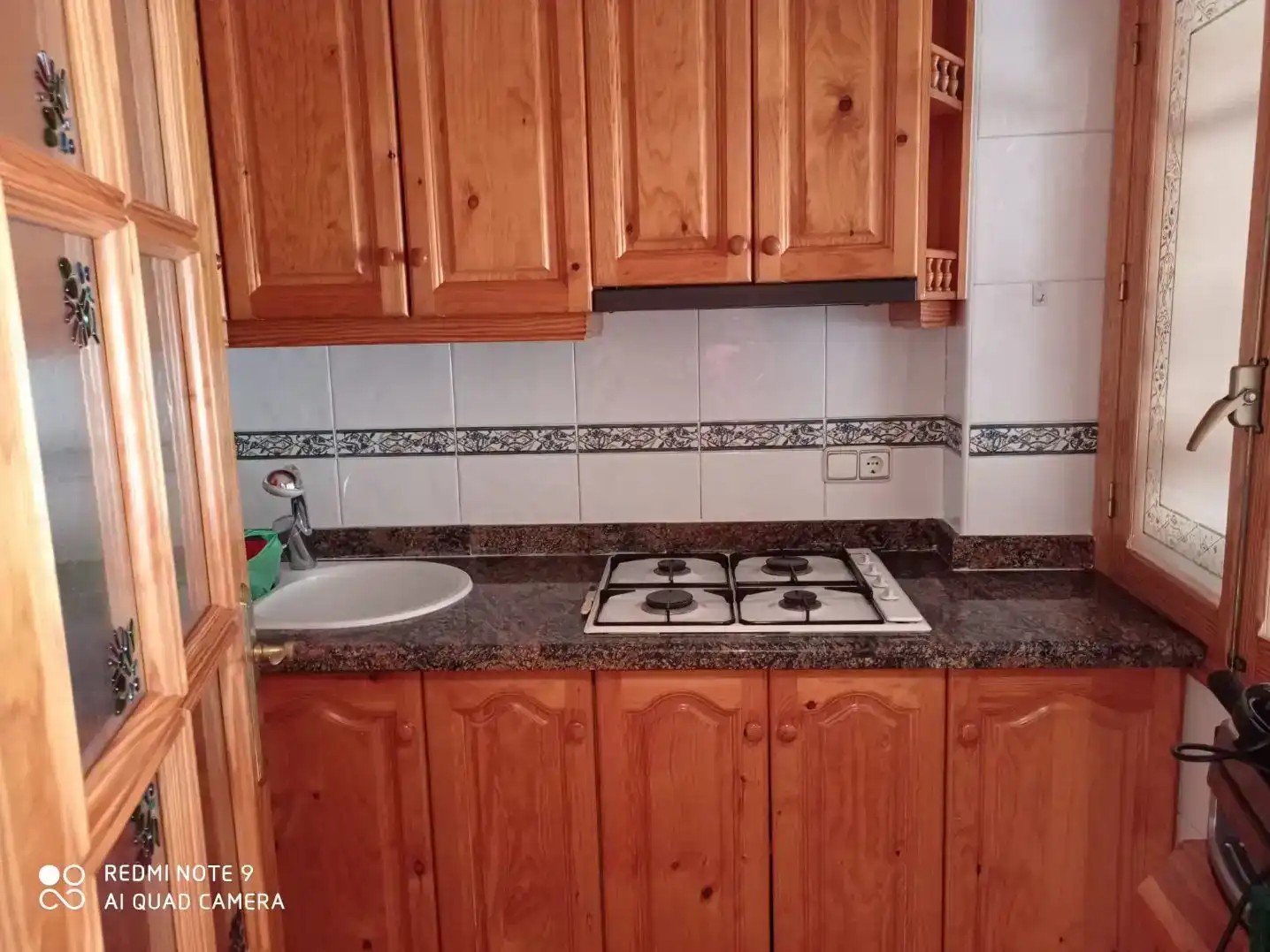Cuina de Dúplex de lloguer en Novelda amb Aire condicionat i Balcó