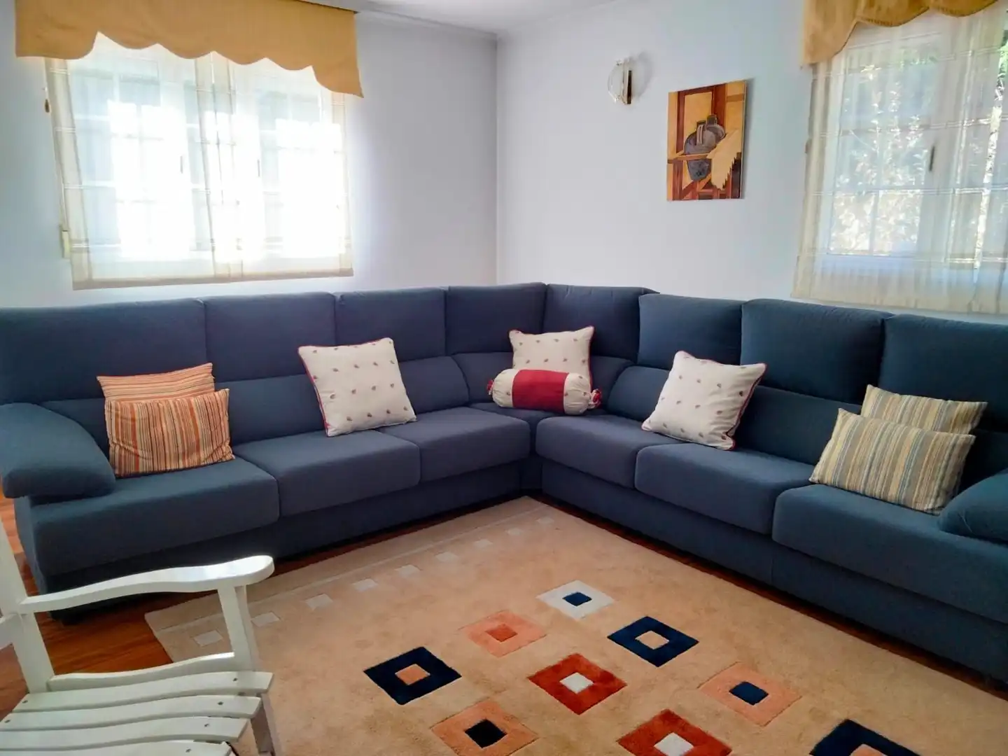 Sala de estar de Casa o chalet en venta en Arrankudiaga / Zollo con Calefacción, Jardín privado y Trastero