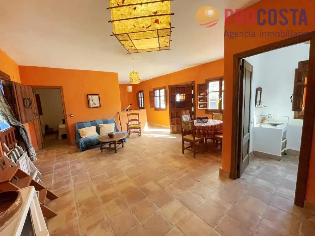 Sala de estar de Finca rústica en venta en Almuñécar con Jardín privado, Terraza y Piscina