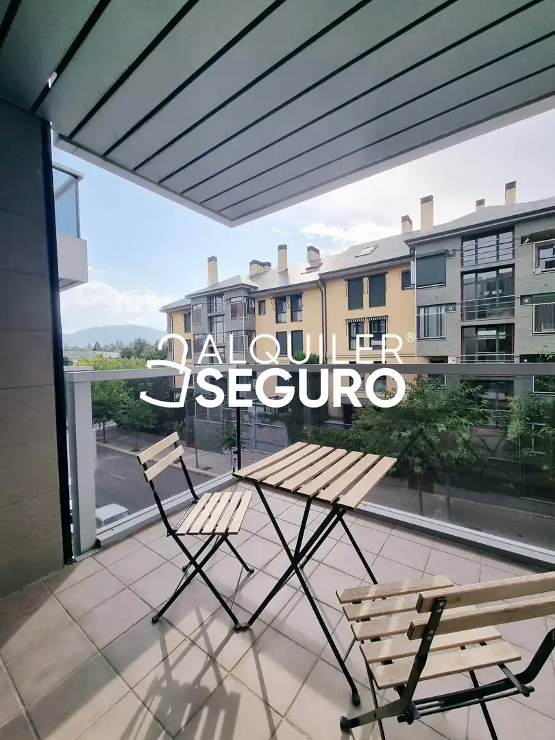 Exterior view of Flat for rent in El Escorial  with Heating, Terrace and Storage room